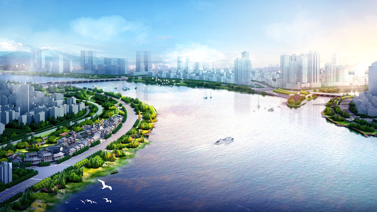 衡陽(yáng)市濱江新區耒水以南沿江風(fēng)光帶景觀(guān)、濕地公園、道路工程